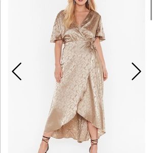 NWT Nasty Gal Wrap Dress